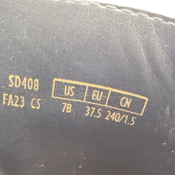 STUART WEITZMAN 121MM Ave 130 Platform High Heel Ankle Boots Black Leather US 7 - Picture 11 of 11